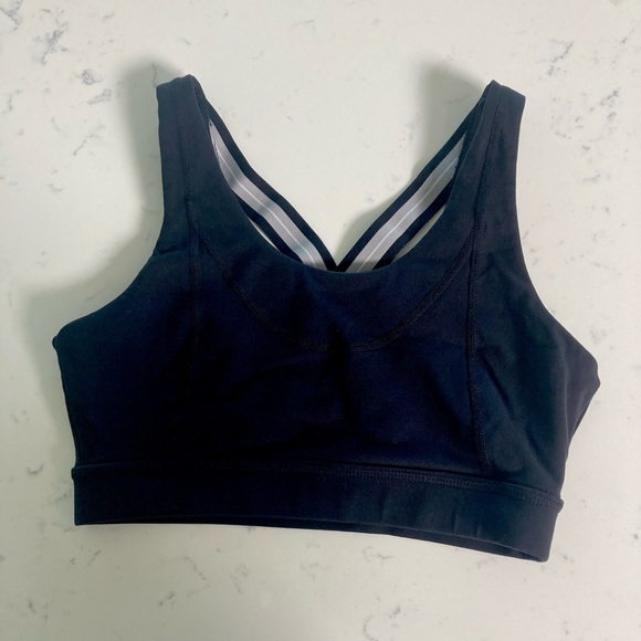 Glyder Jazzercise Incline Sports Bra, size medium, black - Picture 4 of 7